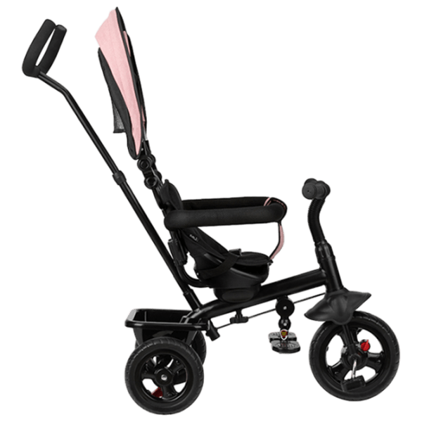 Triciclu MoMi Iris Pink Oțel/ Pentru copii photo 4