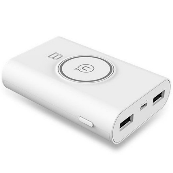 Power Bank 8000 мАч Usams CD31 Wireless Charging Белый  photo 2