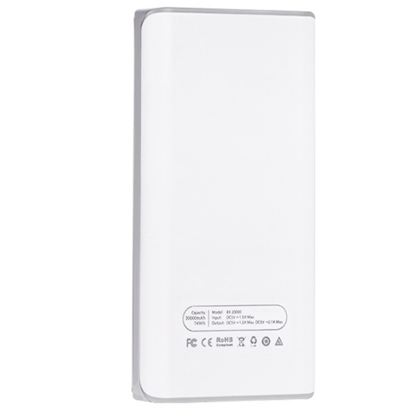 Power Bank 20000 mAh Hoco B3 White  photo 3