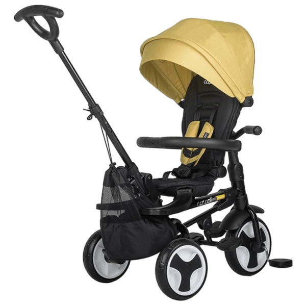 Triciclu Coccolle Spectra Plus Yellow Oțel/ Pentru copii photo 6