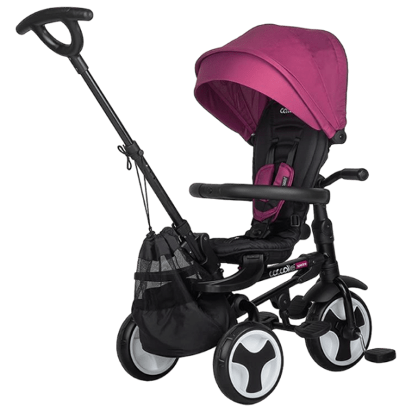Triciclu Coccolle Spectra Plus Purple Oțel/ Pentru copii photo 5
