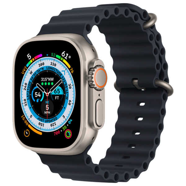Ceas inteligent Apple Watch Ultra Titanium 1.92" | 49 mm | Titan/ Fluoroelastomer
| MQET3 photo 1