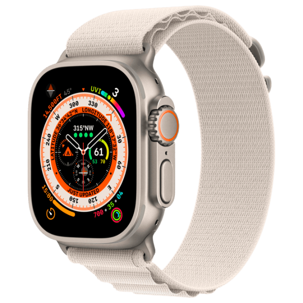 Ceas inteligent Apple Watch Ultra Titanium 1.92" | 49 mm | Titan/ Nylon
| MQF03 photo 1