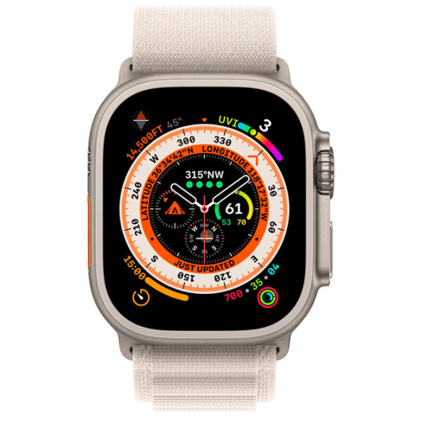 Ceas inteligent Apple Watch Ultra Titanium 1.92" | 49 mm | Titan/ Nylon
| MQF03 photo 2