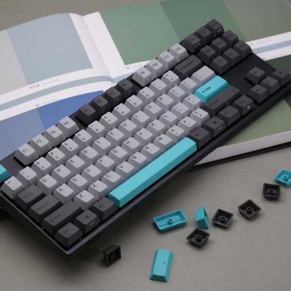 Tastatură Varmilo MA87M V2 Moonlight Gray Gaming, Cu fir photo 8