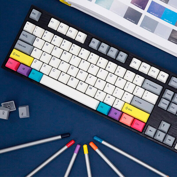 Tastatură Varmilo MA108M V2 CMYK Black Gaming, Cu fir photo 6
