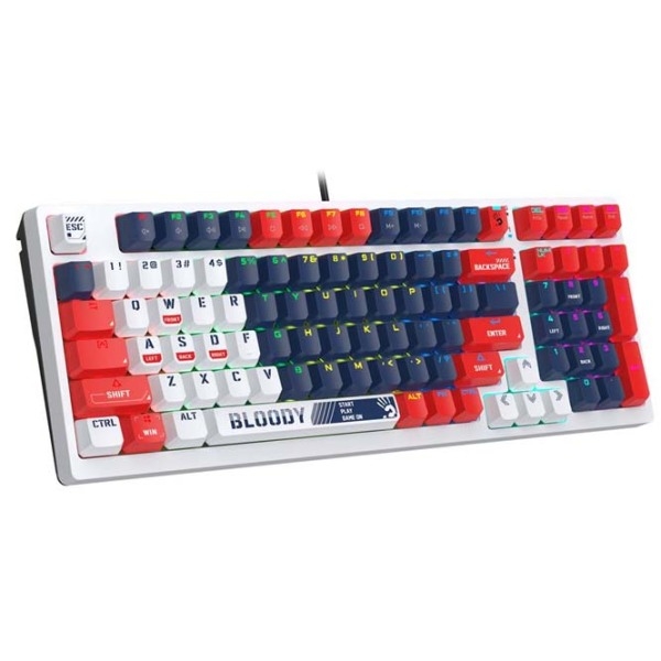 Tastatură A4Tech S98 Sports Navy Gaming, Cu fir photo 2