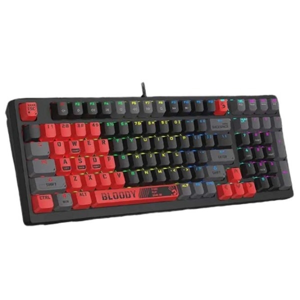 Tastatură A4Tech S98 Sports Black Gaming, Cu fir photo 2