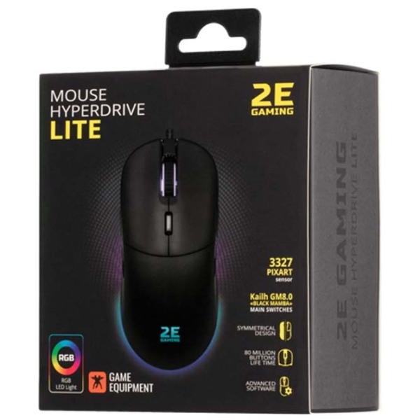 Мышь 2E Gaming HyperDrive Lite Черный Проводная / 12000 dpi photo 5