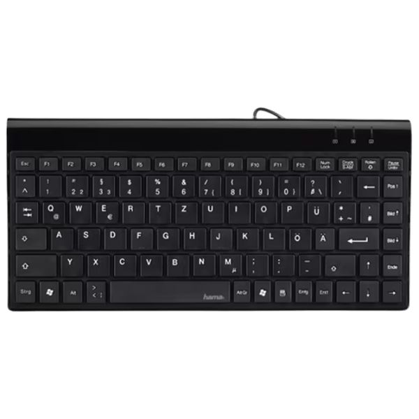 Tastatură Hama SL720 Slimline Black Home and Office, Cu fir photo 1