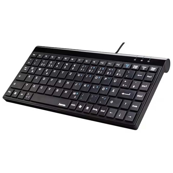 Tastatură Hama SL720 Slimline Black Home and Office, Cu fir photo 2