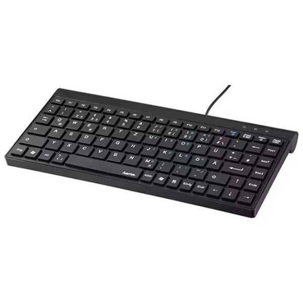 Tastatură Hama SL720 Slimline Black Home and Office, Cu fir photo 3