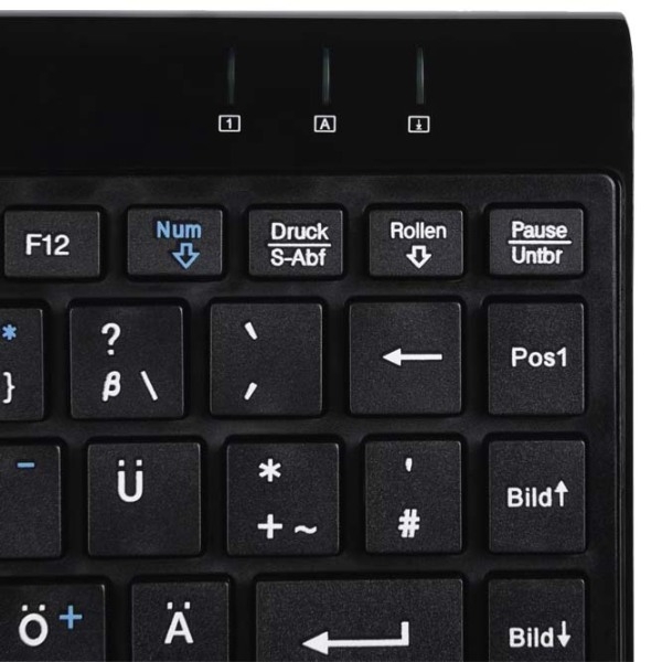 Tastatură Hama SL720 Slimline Black Home and Office, Cu fir photo 5
