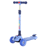 Детский трёхколёсный самокат 4Play Stability (642991) Синий , , Пластиковые с силиконом