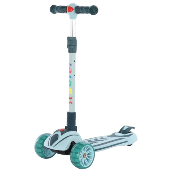 Детский трёхколёсный самокат 4Play Stability (642993) Зелёный , , Пластиковые с силиконом photo 1