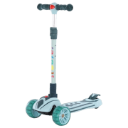 Детский трёхколёсный самокат 4Play Stability (642993) Зелёный , , Пластиковые с силиконом