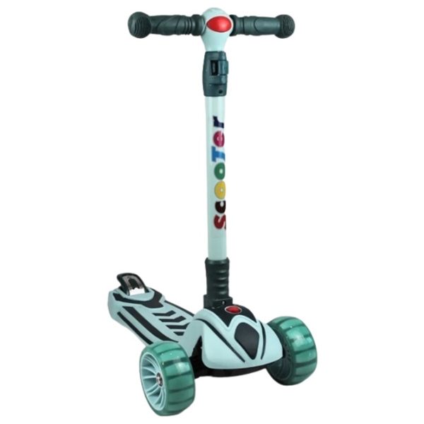 Детский трёхколёсный самокат 4Play Stability (642993) Зелёный , , Пластиковые с силиконом photo 2