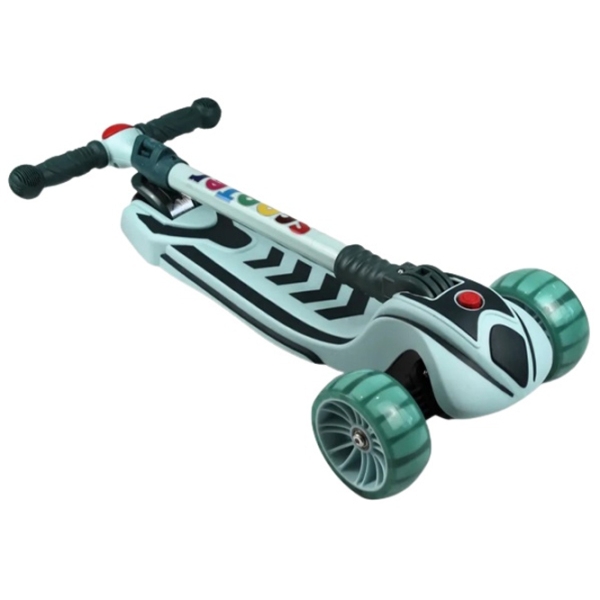 Детский трёхколёсный самокат 4Play Stability (642993) Зелёный , , Пластиковые с силиконом photo 3