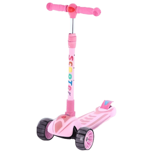 Детский трёхколёсный самокат 4Play Stability (642990) Розовый , , Пластиковые с силиконом photo 1