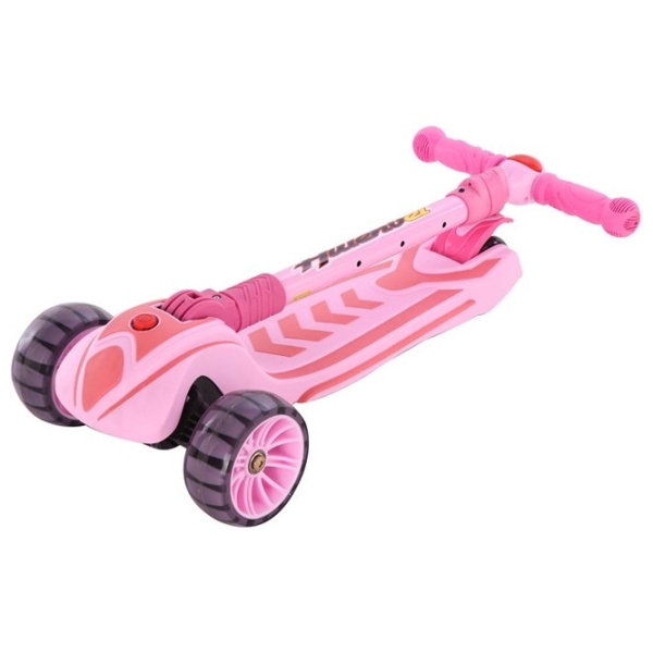 Детский трёхколёсный самокат 4Play Stability (642990) Розовый , , Пластиковые с силиконом photo 2