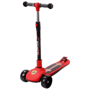 Trotinetă pentru copii cu trei roți 4Play Cool (643534) Red 5 ani, 50 kg, Din plastic cu silicon