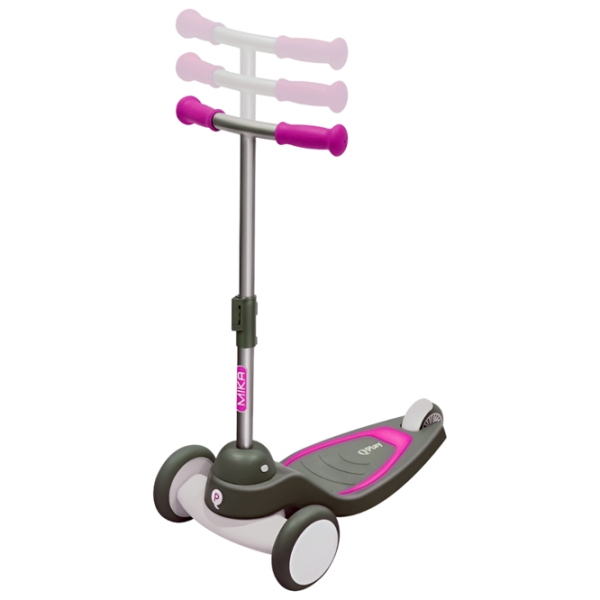 Trotinetă pentru copii cu trei roți Qplay Mika (630327) Pink 2 ani, 50 kg, Din PU photo 3