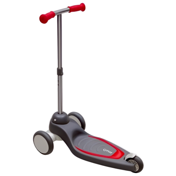Trotinetă pentru copii cu trei roți Qplay Mika (630328) Red 2 ani, 50 kg, Din PU photo 2