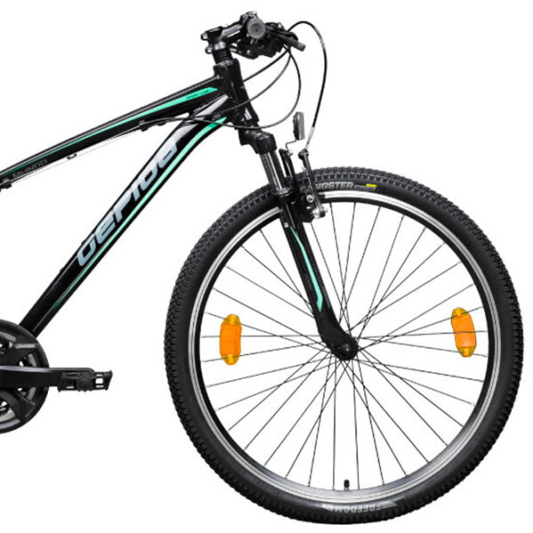 Bicicletă Gepida Mundo 26" 19" Black Green Oțel / Pentru adulți photo 3
