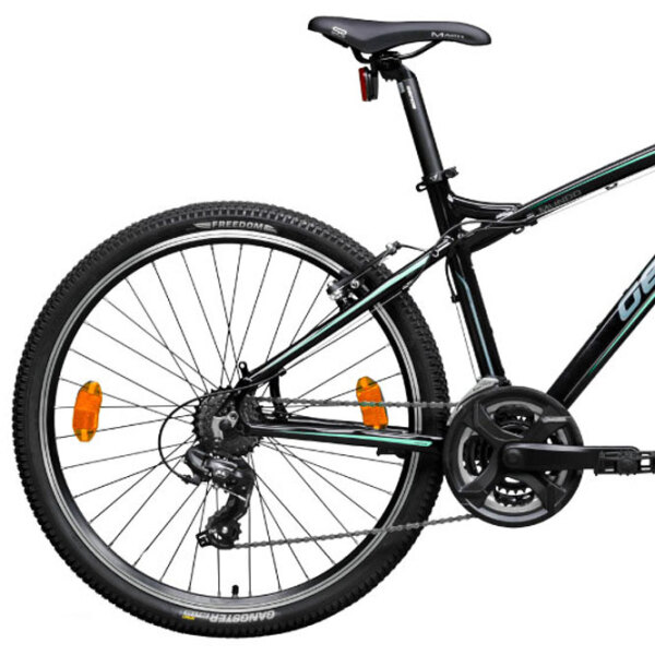 Bicicletă Gepida Mundo 26" 21" Black Green Oțel / Pentru adulți photo 2