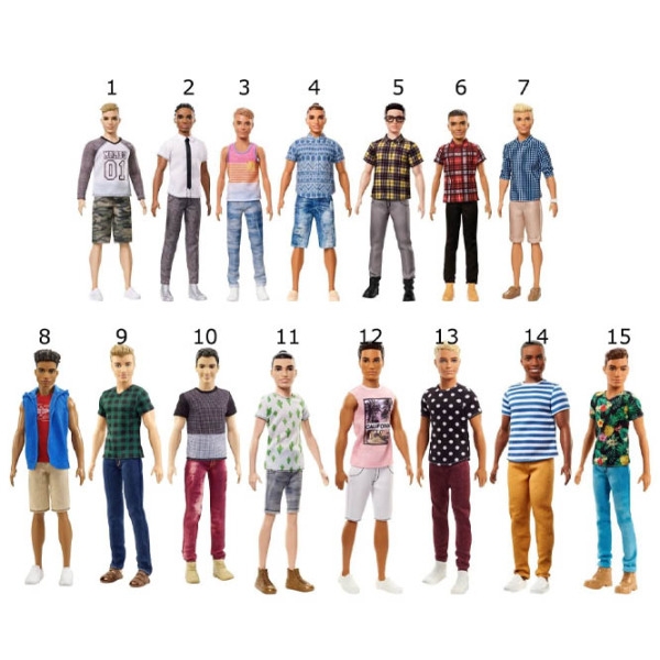 Păpușă Mattel Barbie Ken Fashionistas model DWK44 3+ photo 2
