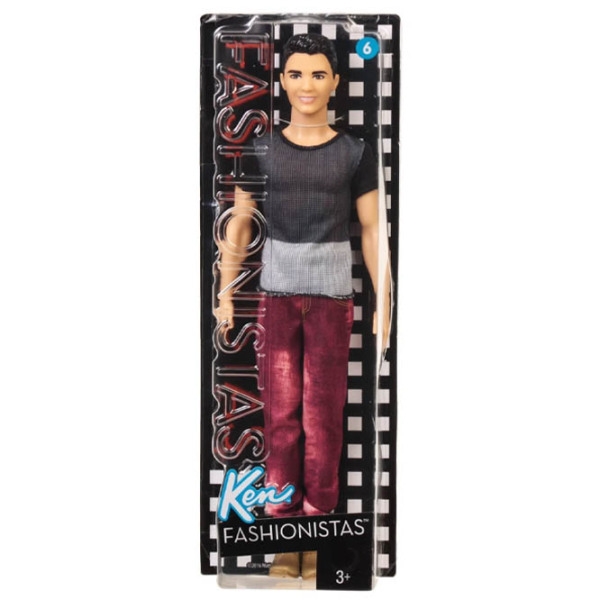 Păpușă Mattel Barbie Ken Fashionistas model DWK44 3+ photo 3