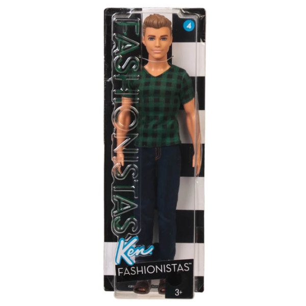 Păpușă Mattel Barbie Ken Fashionistas model DWK44 3+ photo 4