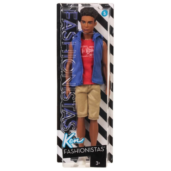 Păpușă Mattel Barbie Ken Fashionistas model DWK44 3+ photo 5