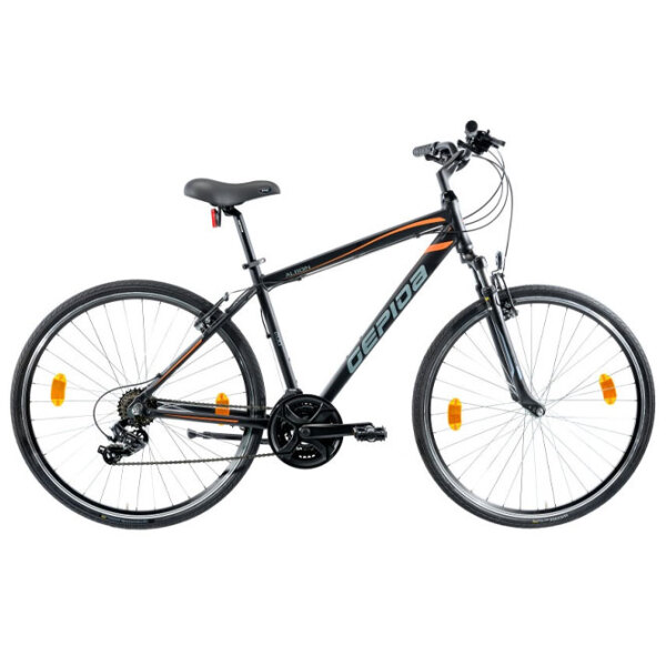 Bicicletă Gepida Alboin 200CRS 28" Gray Orange Oțel / Pentru adulți photo 1