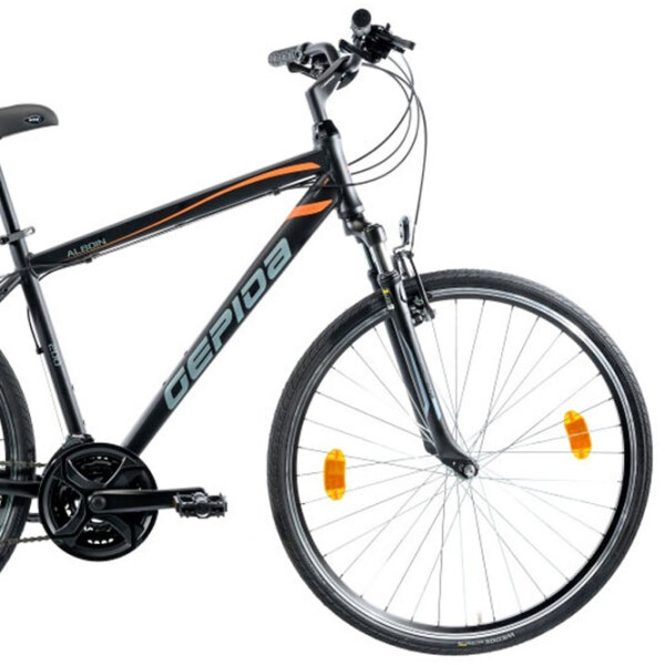 Bicicletă Gepida Alboin 200CRS 28" Gray Orange Oțel / Pentru adulți photo 3