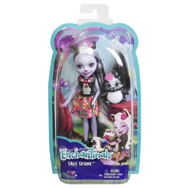 Păpușă Enchantimals Sage Skunk model DYC75 4+ photo 3