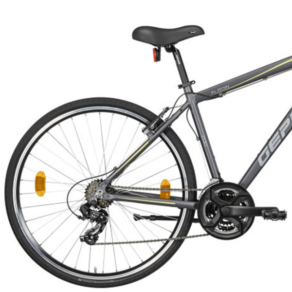Bicicletă Gepida Alboin 200CRS 28" 19" Gray Yellow Oțel / Pentru adulți photo 2