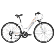 Bicicletă Gepida Alboin 300CRS 28" 19" White Orange Oțel / Pentru adulți