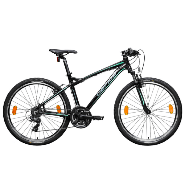 Bicicletă Gepida Mundo 26" 17" Black Green Oțel / Pentru adulți photo 1