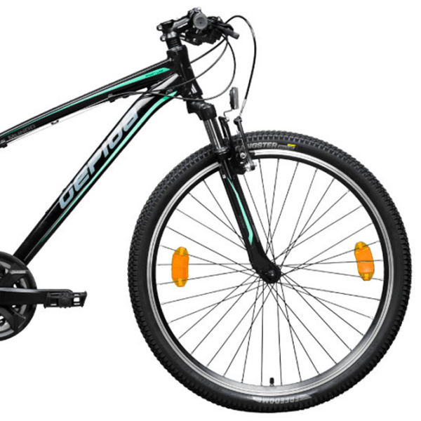 Bicicletă Gepida Mundo 26" 17" Black Green Oțel / Pentru adulți photo 3