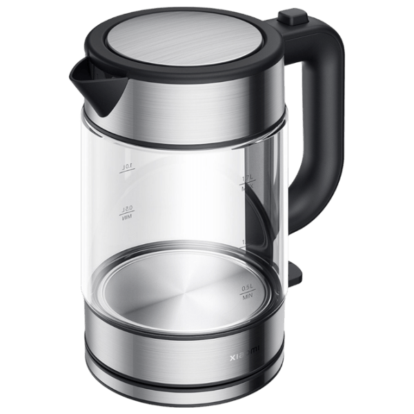 Электрочайник Xiaomi Electric Glass EU Нержавеющая сталь 2200 Вт, 1.7л, Внутреннее покрытие: Стекло photo 1