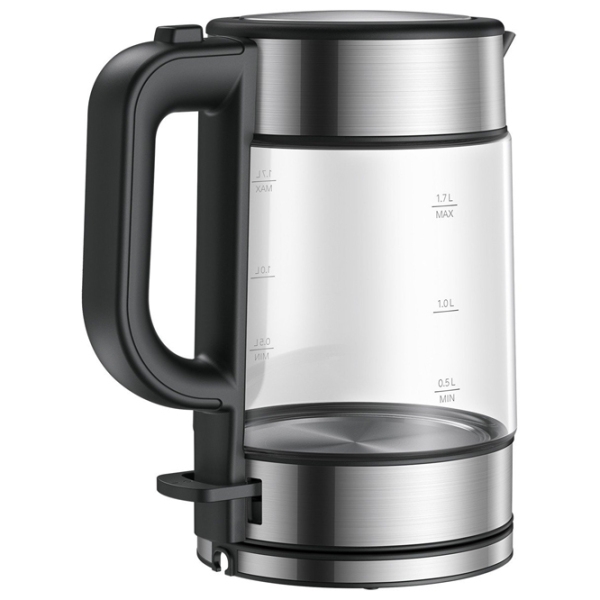 Электрочайник Xiaomi Electric Glass EU Нержавеющая сталь 2200 Вт, 1.7л, Внутреннее покрытие: Стекло photo 3