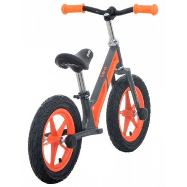 Bicicletă fără pedale Kikka Boo Leo 11" 13" Black Orange Metal / Pentru copii photo 2