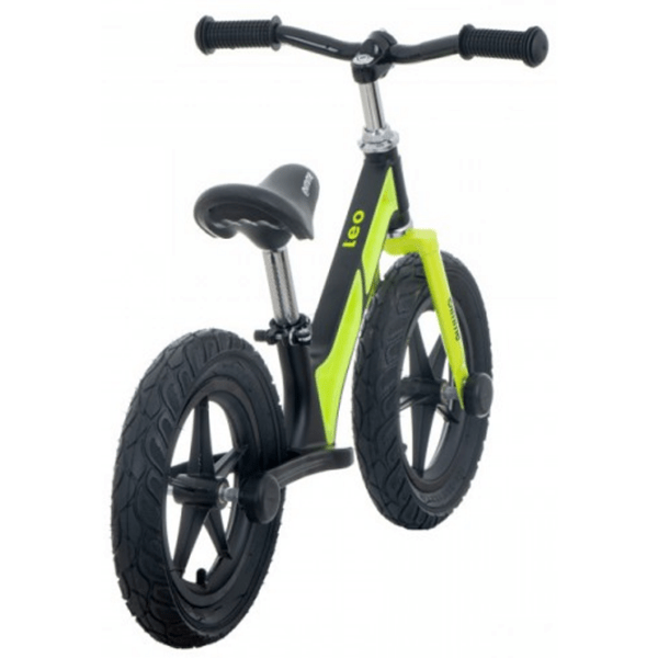 Bicicletă fără pedale Kikka Boo Leo 11" 13" Black Green Metal / Pentru copii photo 2