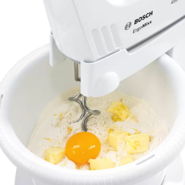 Mixer Bosch MFQ36460 White 450 W, Numărul de viteze: 5, Regim turbo photo 4