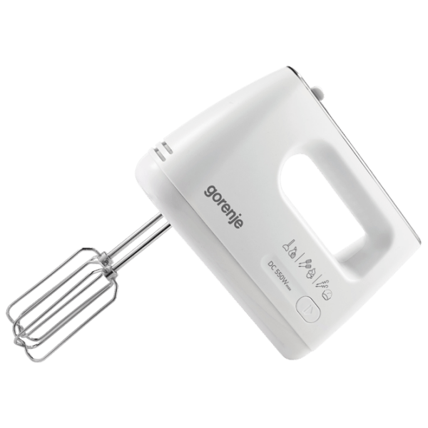 Mixer Gorenje M550CSDC White 550 W, Numărul de viteze: 5, Regim turbo photo 1