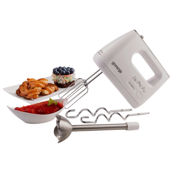 Mixer Gorenje M550CSDC White 550 W, Numărul de viteze: 5, Regim turbo photo 4