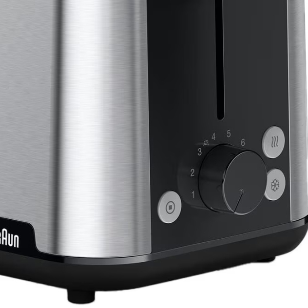 Тостер Braun HT1510BK Черный 900 Вт, Количество степеней обжаривания: 8 photo 3