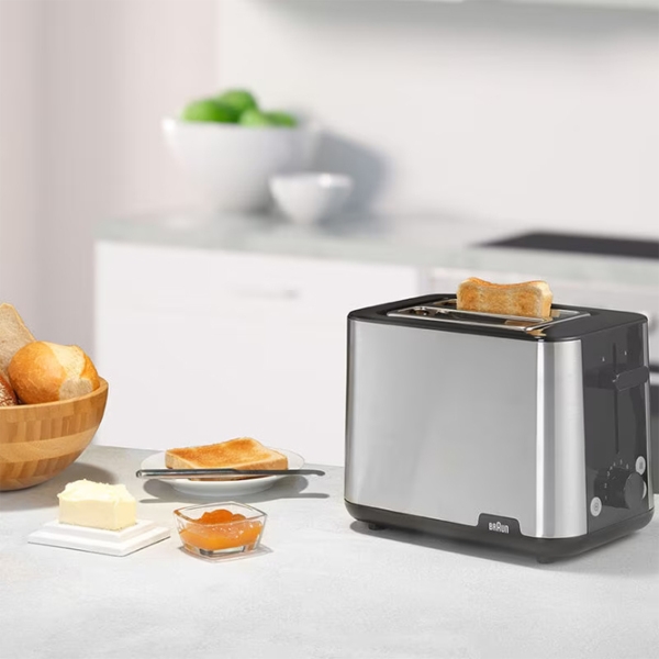 Тостер Braun HT1510BK Черный 900 Вт, Количество степеней обжаривания: 8 photo 4
