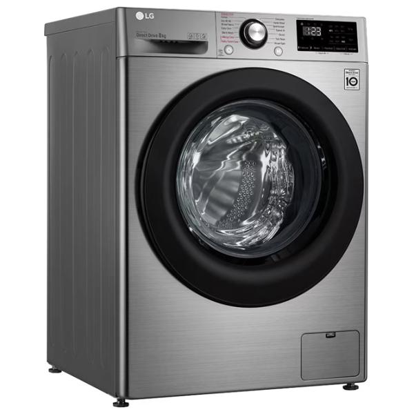 Mașină de spălat LG F4WV308S6TE Silver 8 kg, 1400 rpm, C photo 2